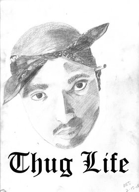 280x386 bbc - Thug Life Drawing
