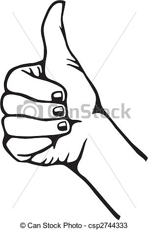 302x470 thumb up hand gesturing thumb up - Thumb Drawing