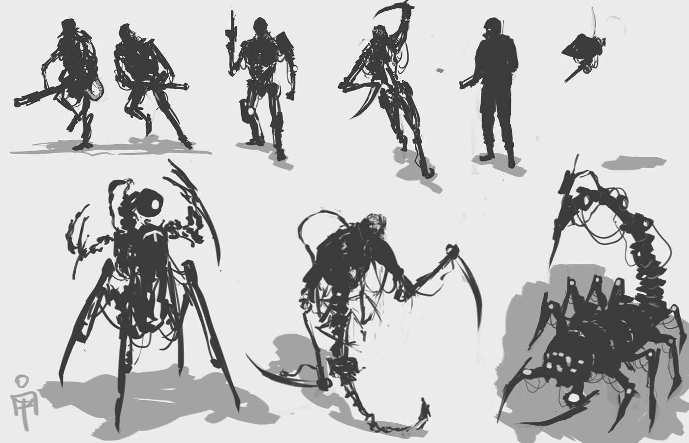 1400x900 thumbnail sketches - Thumbnail Drawing