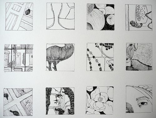 500x379 frames art project ideas sketches, sketchbooks - Thumbnail Drawing