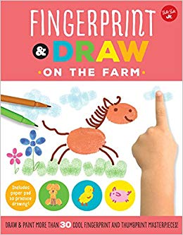 260x333 Fingerprint Draw On The Farm Draw Paint More Than Cool - Thumbprint Drawing
