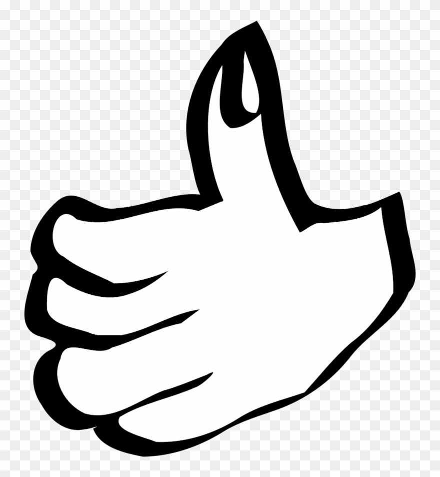 thumbs up drawing simple