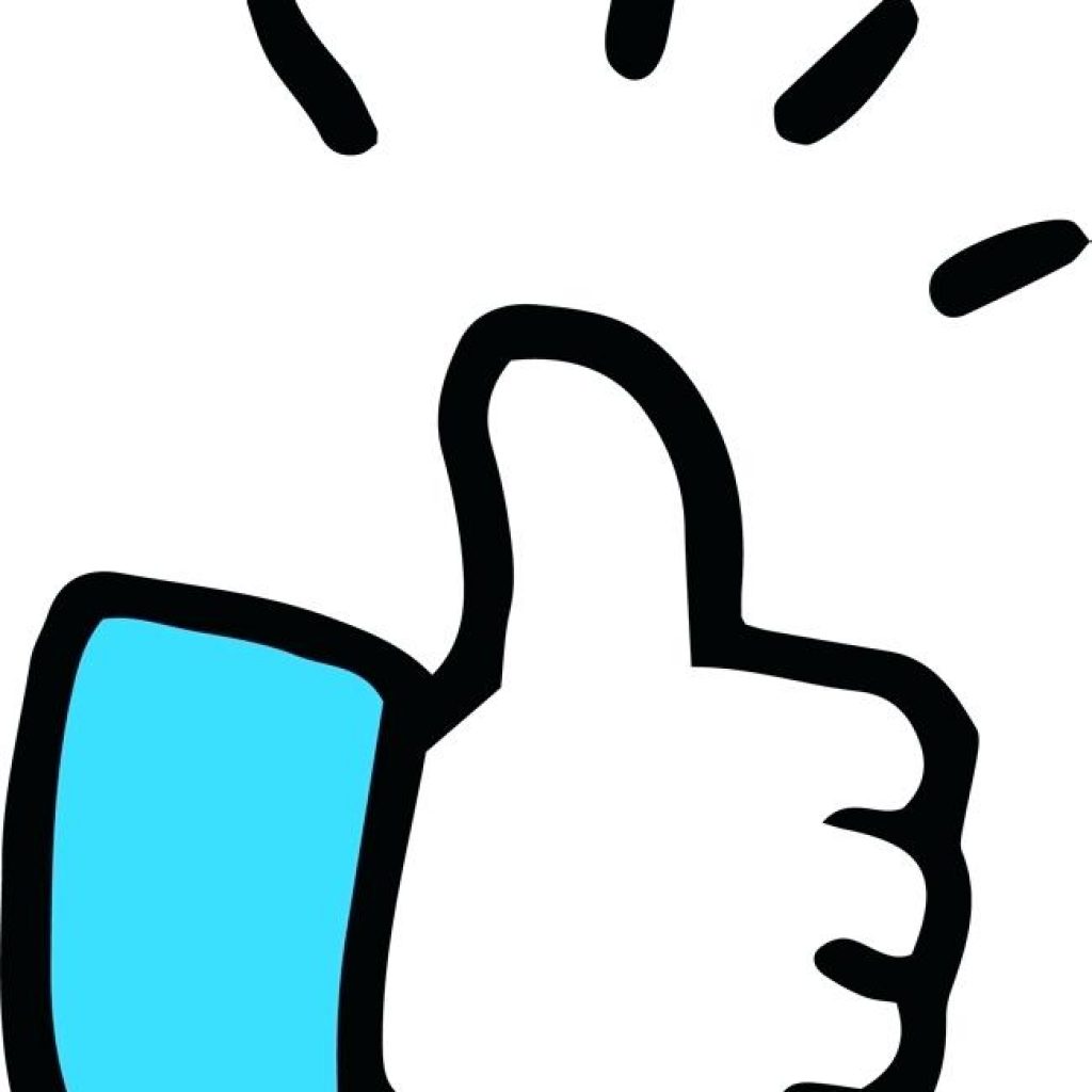 thumbs up drawing cartoon