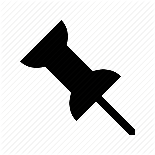 512x512 Drawing Pin, Map Pin, Pin, Thumbtack Icon - Thumbtack Drawing