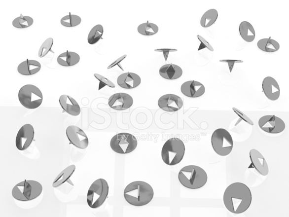 586x440 Metallic Thumbtacks - Thumbtack Drawing
