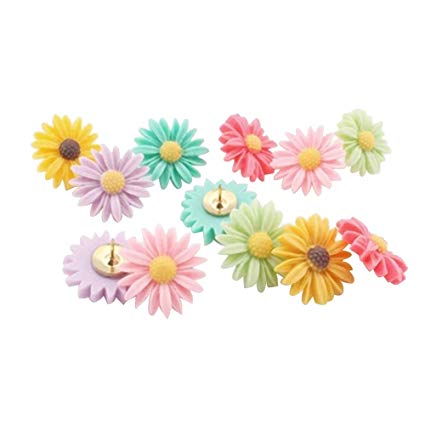 425x425 Mogist Pcs Color Flower Thumbtack Drawing Creative - Thumbtack Drawing