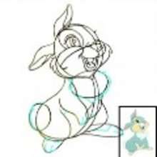 220x220 How To Draw Thumper The Rabbit - Thumper Drawing