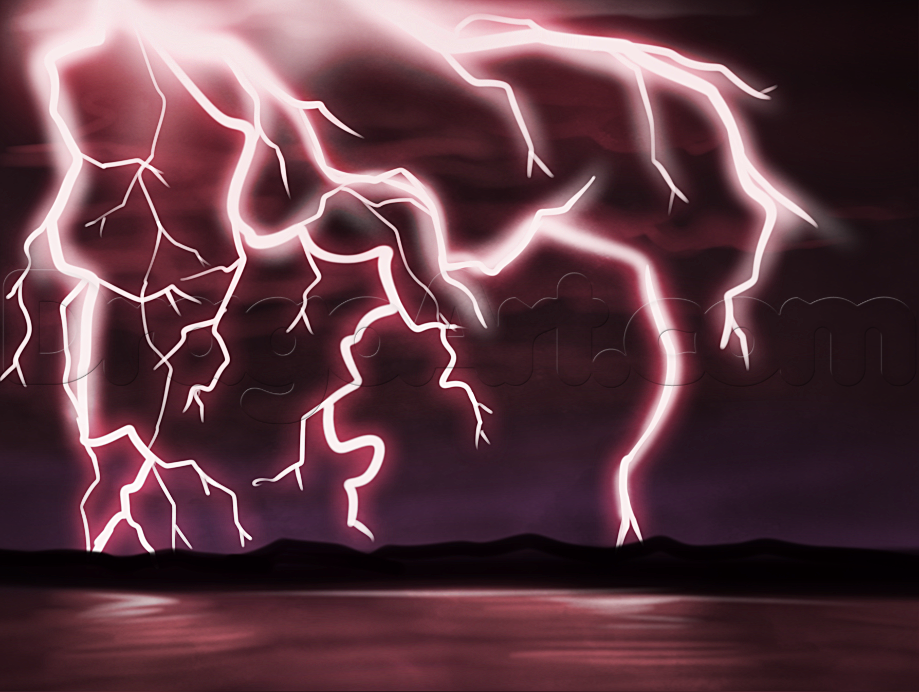 1788x1346 how to draw a lightning storm drawings are awesome unique - Thunder And Lightning Drawing