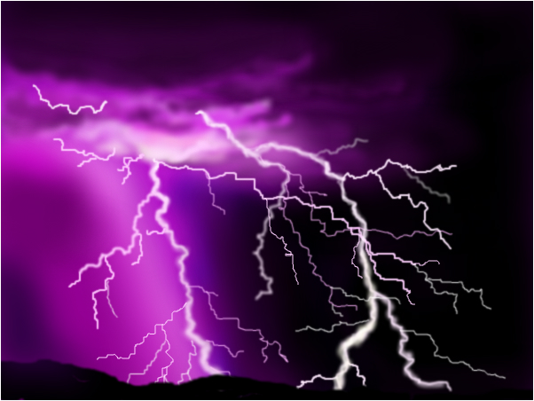 Thunder And Lightning Drawing at PaintingValley.com | Explore ...