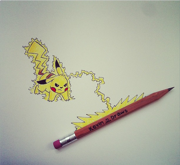 612x561 pikachu used thunderbolt! pokemon - Thunderbolt Drawing