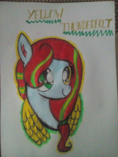 384x512 yellow thunderbolt drawing - Thunderbolt Drawing