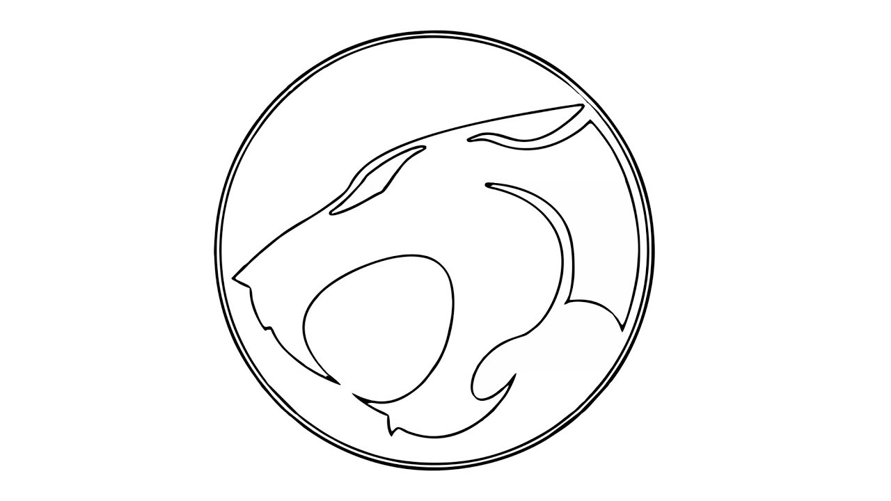 1280x720 How To Draw The Thundercats Logo - Thundercats Drawing