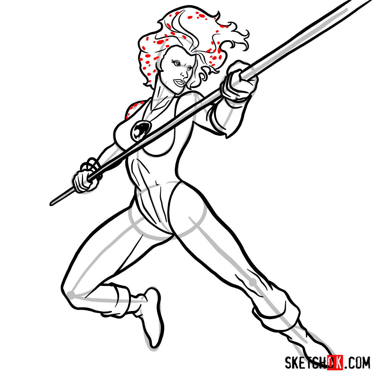 1200x1200 How To Draw Cheetara From Thundercats - Thundercats Drawing