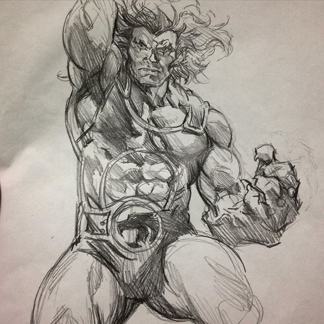 640x640 Lion O Sketch - Thundercats Drawing