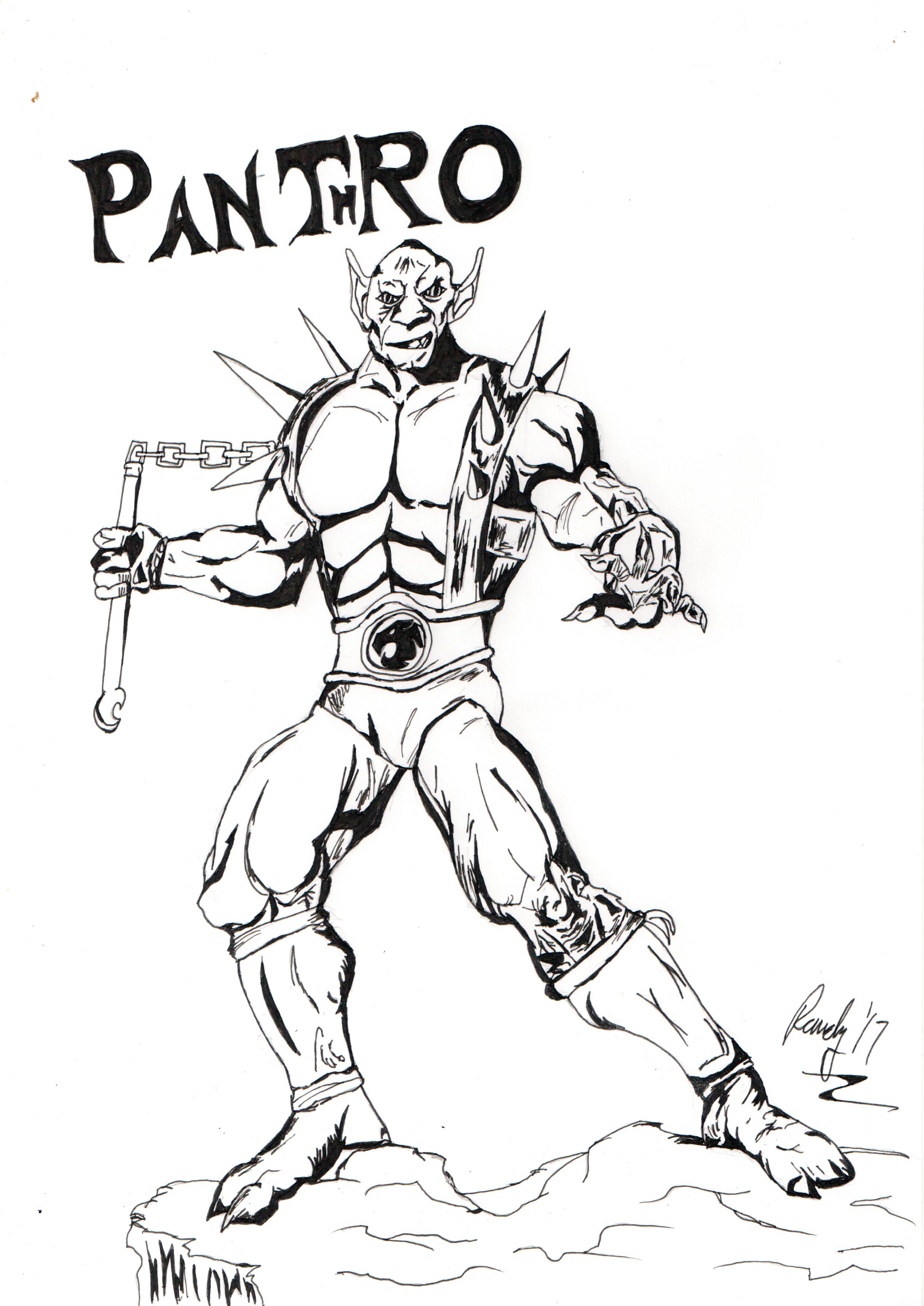 2480x3504 Panthro! My Nerdy Comic Drawings - Thundercats Drawing