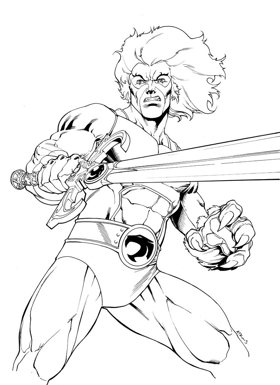 900x1238 Thundercats Hoooooaaaa! Robert Atkins Art - Thundercats Drawing