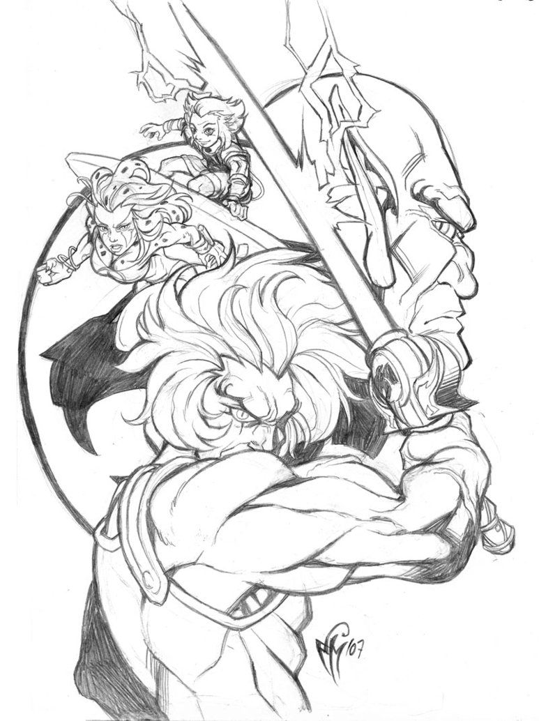 773x1034 Thundercats Jam - Thundercats Drawing