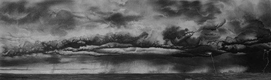 900x268 Thunderstorm Drawing - Thunderstorm Drawing