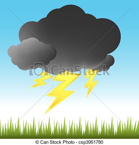 450x470 Thunderstorm - Thunderstorm Drawing