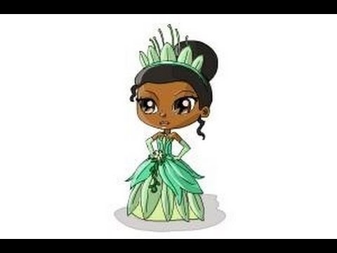 480x360 how to draw chibi tiana - Tiana Drawing