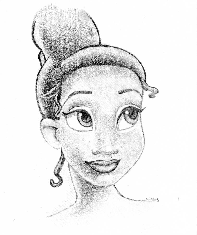 820x975 tiana sketch - Tiana Drawing