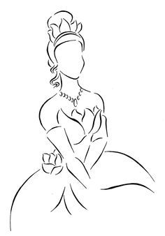 236x338 simple tiana drawing - Tiana Drawing