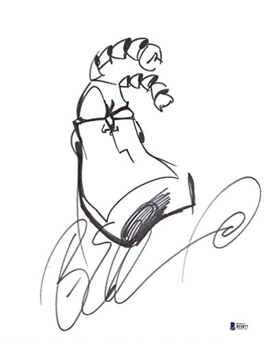 385x499 ben edlund the tick signed sketch certified authentic - Tick Drawing