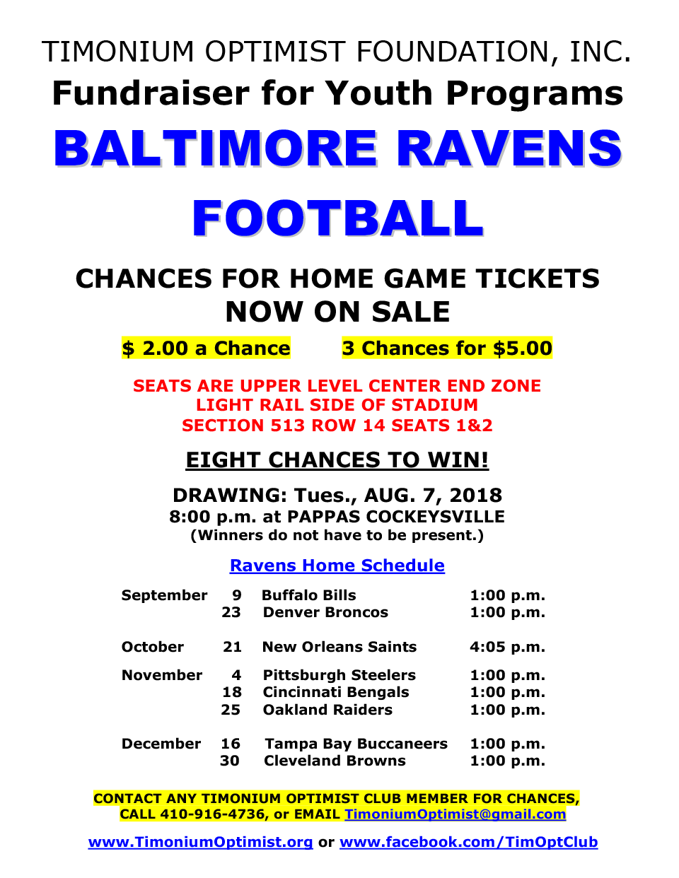 960x1242 ravens ticket raffle timonium optimist club - Ticket Drawing