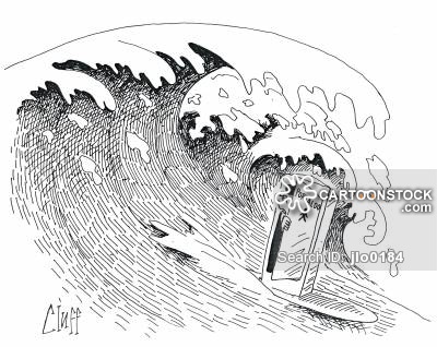 400x318 Stuck In Tidal Wave Cartoons And Comics - Tidal Wave Drawing