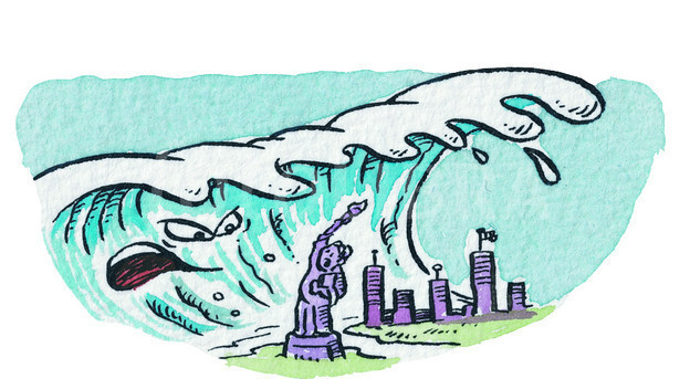 624x343 Tsunamitidal Wavecartoon - Tidal Wave Drawing