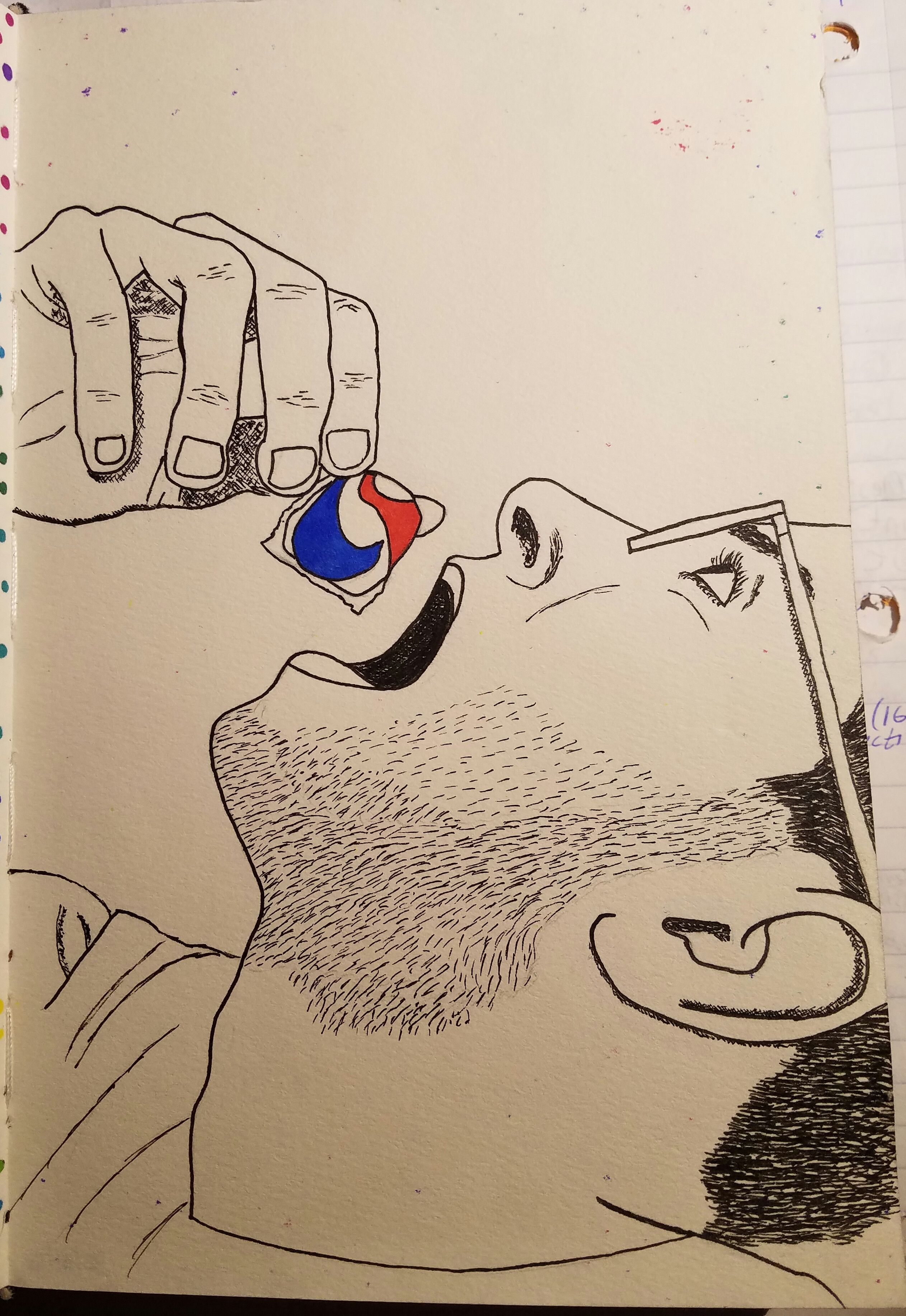 2525x3669 illustration tide pod challenge know your meme - Tide Drawing
