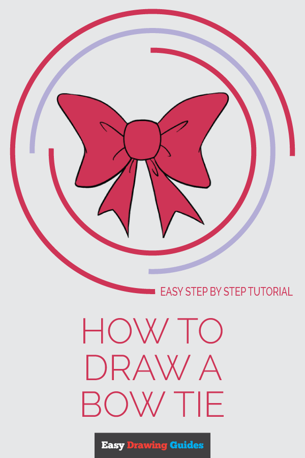 600x900 how to draw a bow tie - Tie Drawing