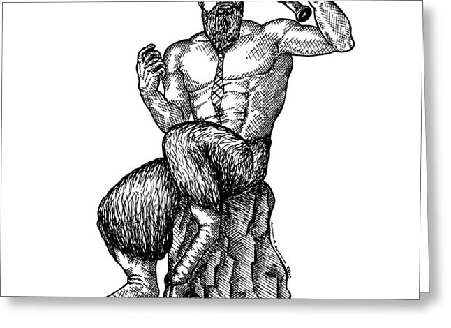 646x470 pan satyr with tie drawing - Tie Drawing