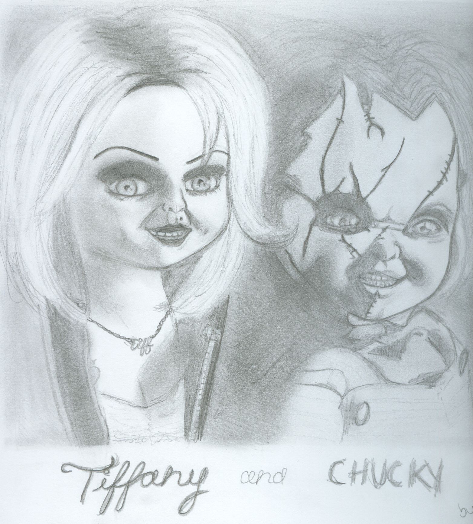 1564x1732 image result for chucky and tiffany drawings eye draw drawings - Tiffany Drawing