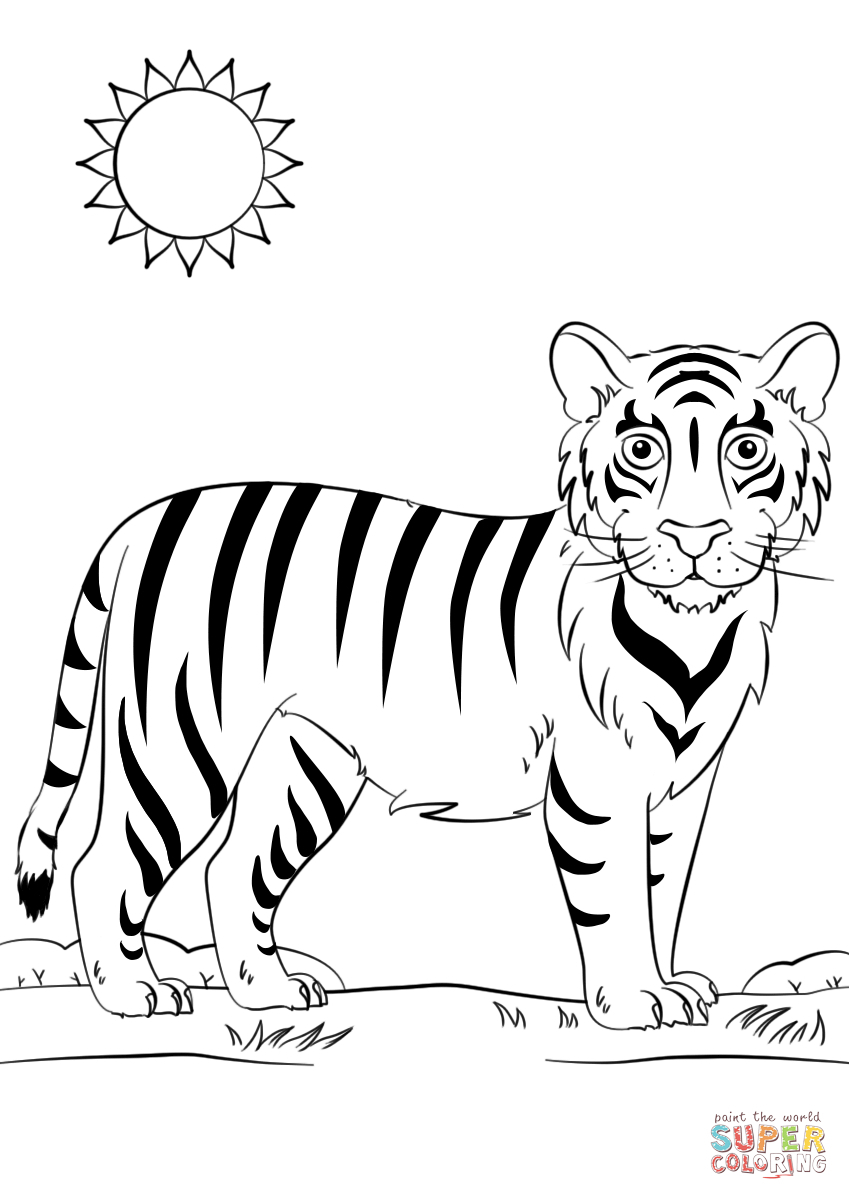 849x1200 Amazing Cartoon Drawing Of Tiger Photos - Tiger Cartoon Drawing