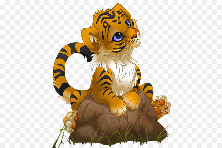 900x600 Tiger, Drawing, Cartoon, Transparent Png Image Clipart Free Download - Tiger Cartoon Drawing