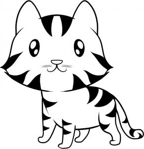 292x302 How To Draw How To Draw A Tiger For Kids - Tiger Drawing For Kids