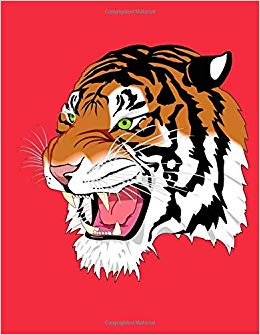 260x335 Tiger Sketchbook Tiger Bordered Sketchbook For Kids - Tiger Drawing For Kids