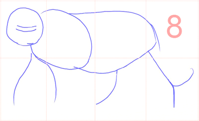 400x244 How To Draw A Tiger - Tiger Drawing Step By Step