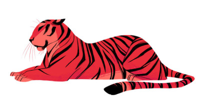 400x208 Tiger's Daily Tumblr - Tiger Drawing Tumblr
