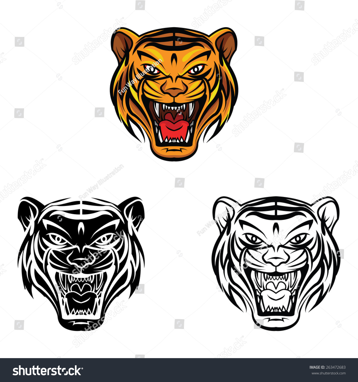1500x1600 Page Of Arts Category Tiger Face Outline Drawing Flower - Tiger Face Outline Drawing