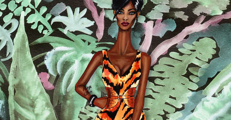 800x418 Tiger Print Drawing Tutorial - Tiger Print Drawing