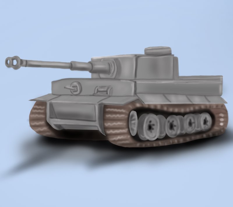 800x711 Learn How To Draw A Tiger Tank - Tiger Tank Drawing