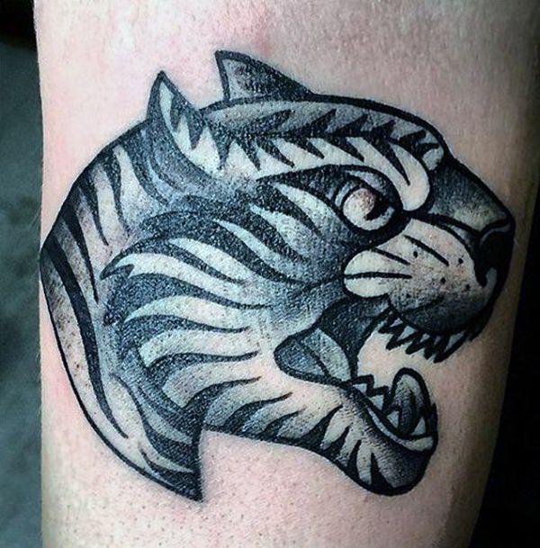 600x609 Top Tiger Tattoos - Tiger Tattoo Drawing