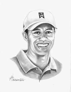 Tiger Woods Drawing