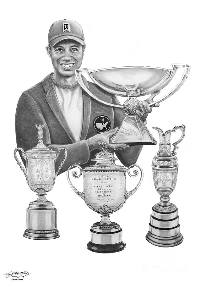 637x900 tiger woods decades best drawing - Tiger Woods Drawing