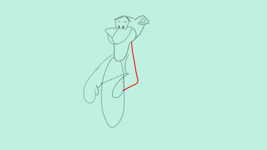 550x309 How To Draw Tigger From Winnie The Pooh - Tigger Drawing