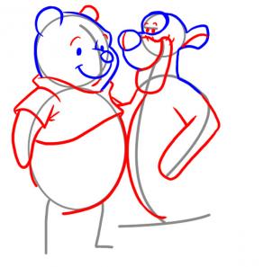 302x297 How To Draw How To Draw Tigger And Pooh - Tigger Drawing