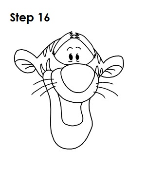 Tigger Line Drawing at PaintingValley.com | Explore collection of ...