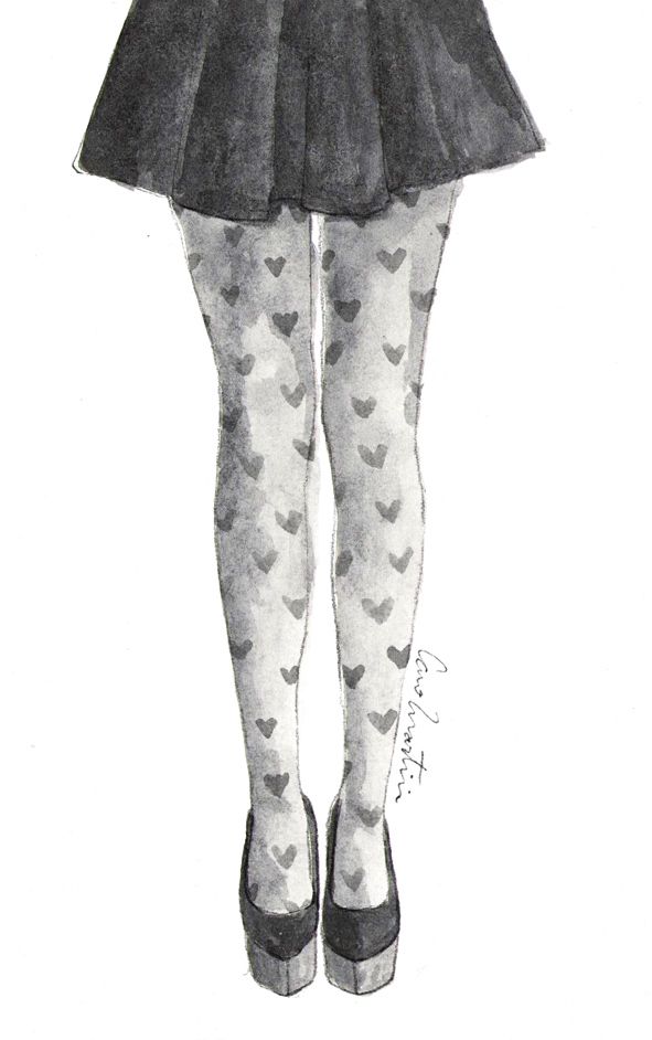 591x942 Tights! Drawing Drawings Art, Drawings, Illustration Art - Tights Drawing